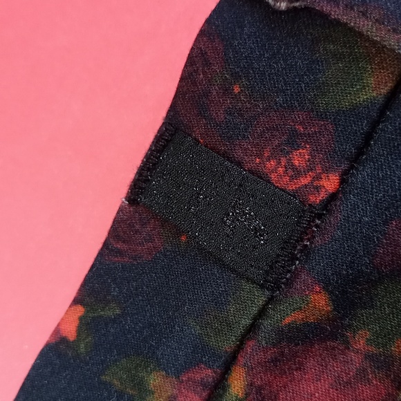 7 For All Mankind Red Rose Floral Denim Jeans Skinny - Picture 8 of 12